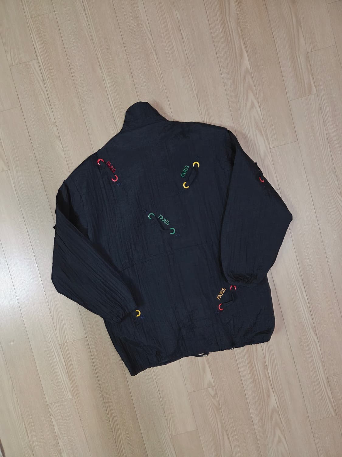 PARIS 레터링 자수 바람막이 재킷 상품이미지7