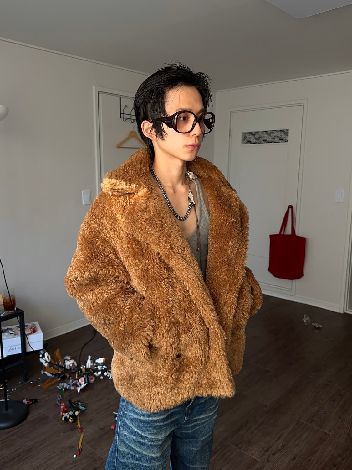 TT Studio 오버 사이즈 테디 플리스 자켓 상품이미지9