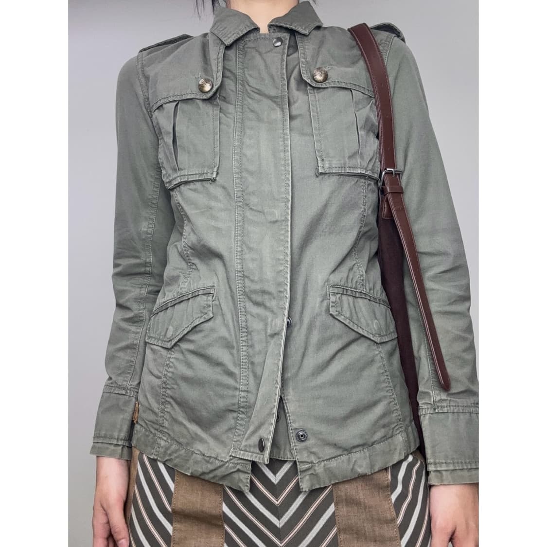 빈티지 카키 필드 자켓 y2k 상품이미지1