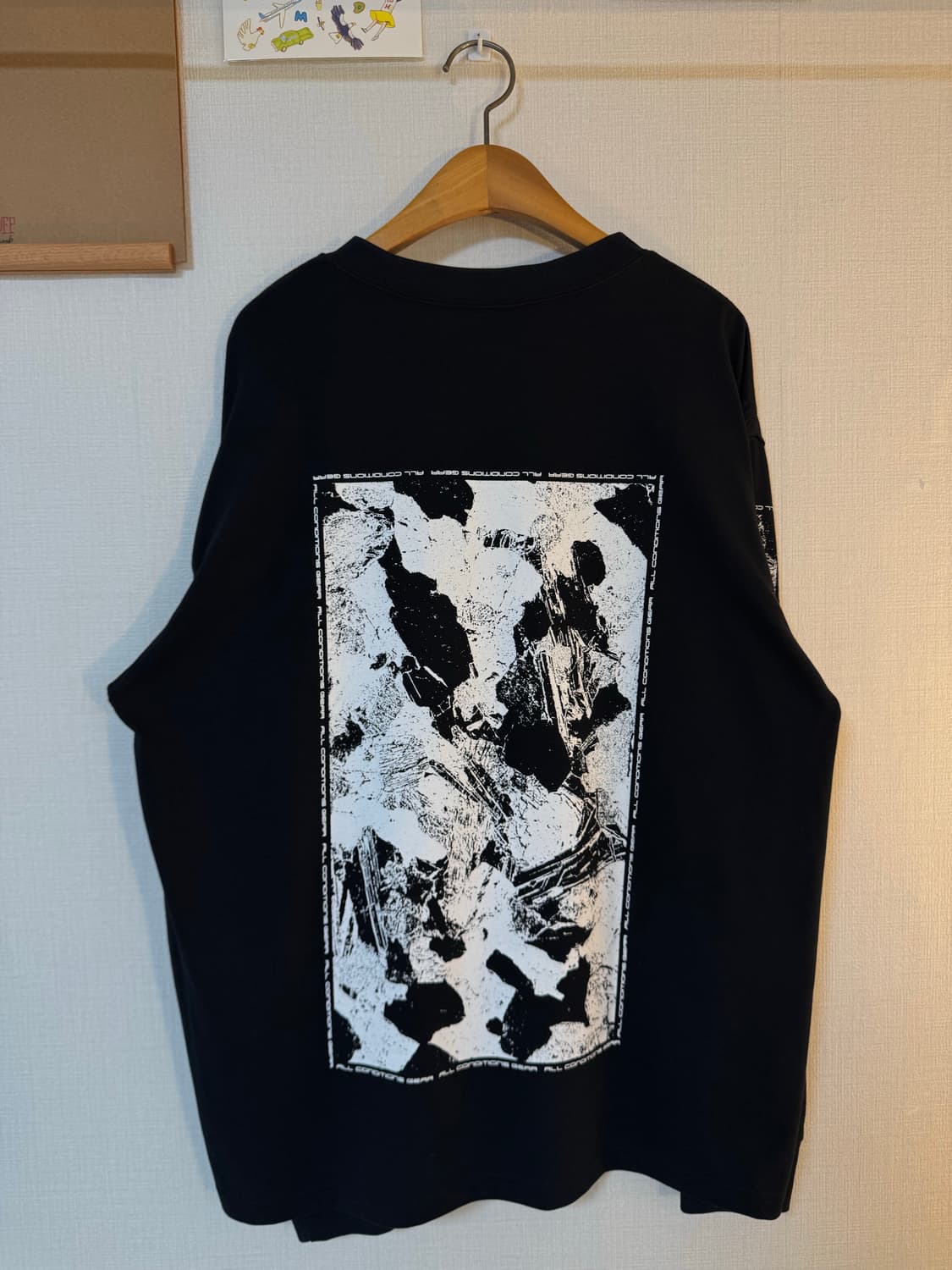 [XL]나이키 ACG 락 롱슬리브 티셔츠 블랙 상품이미지2