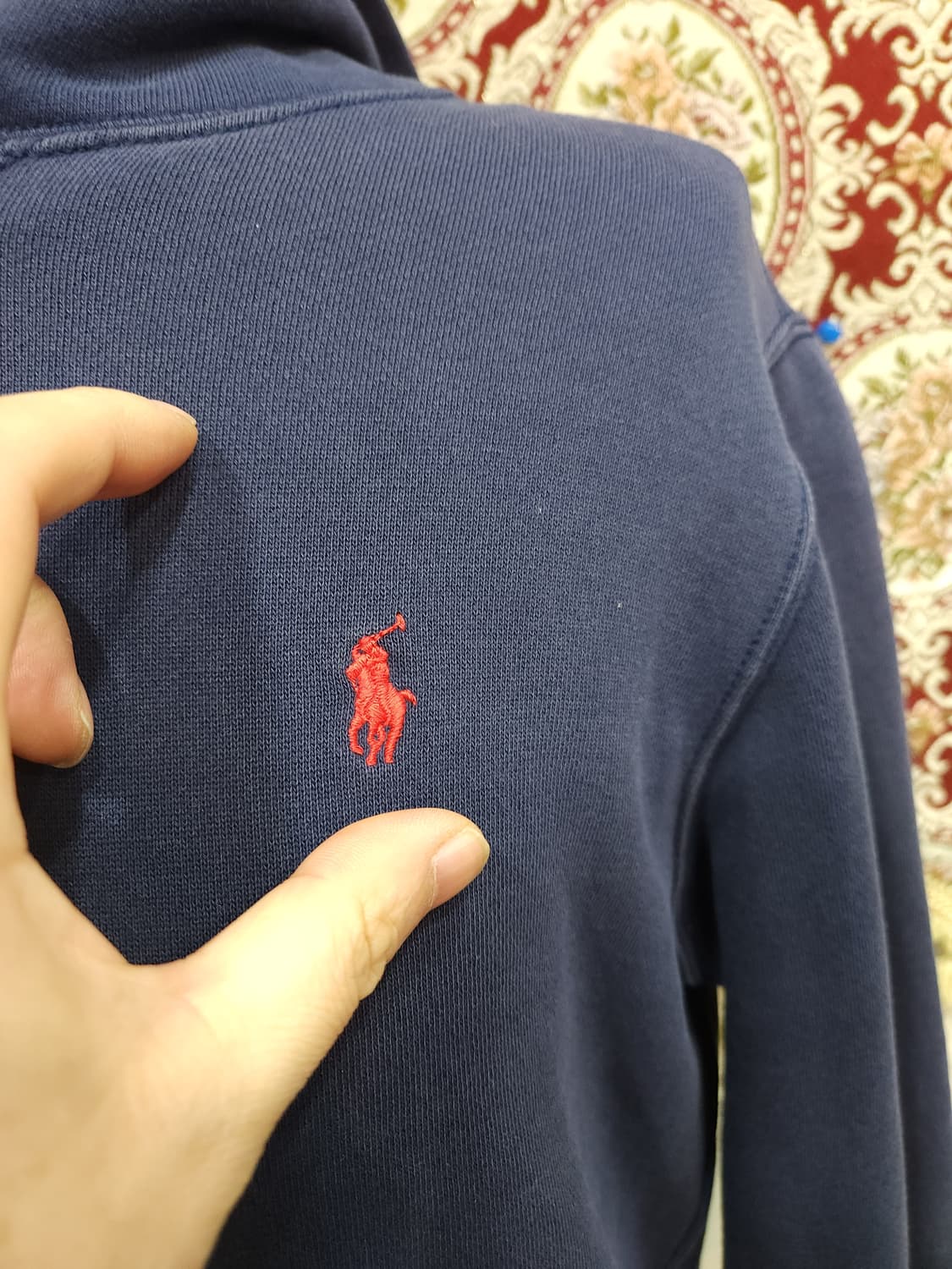 폴로 랄프로렌  네이비 기모 후드티

 상품이미지3