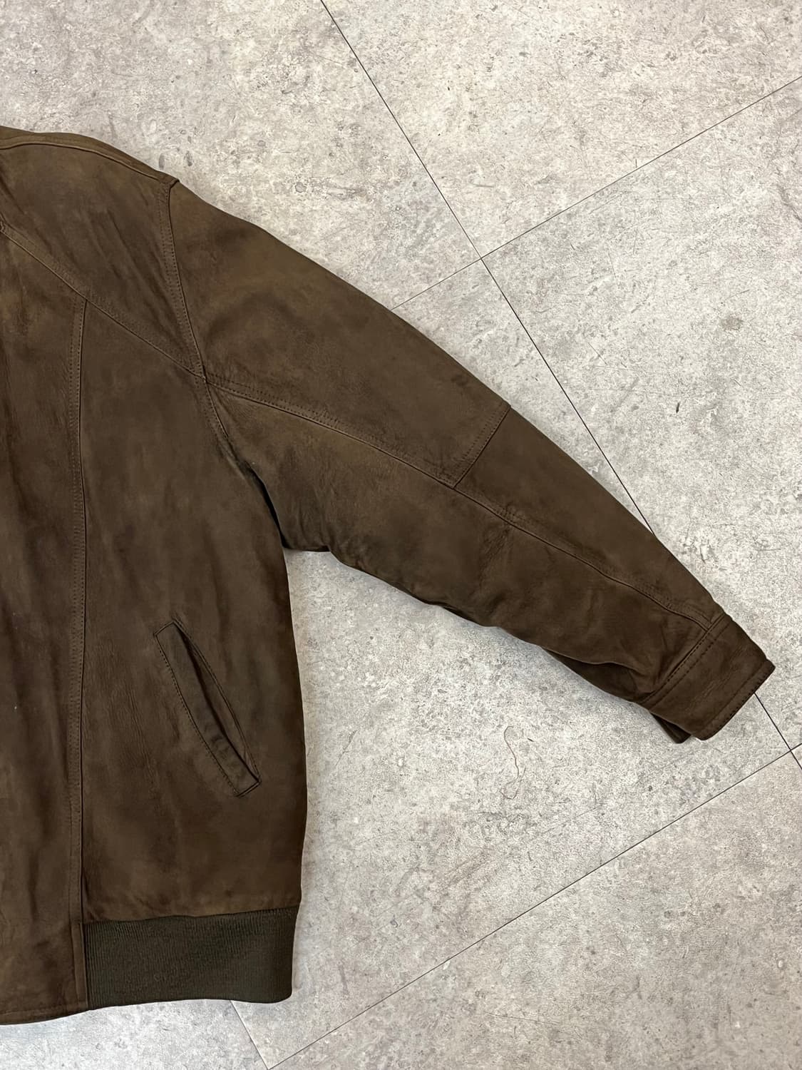 버튼 레더 자켓 브라운  #csz1888 상품이미지7