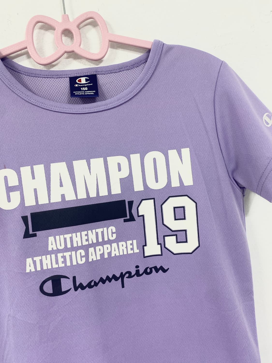 CHAMPION AUTHENTIC PURPLE T-SHIRT 상품이미지3