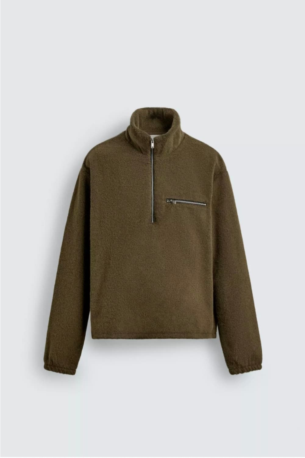 [M]자라 플리스 지퍼 스웨트셔츠 상품이미지6