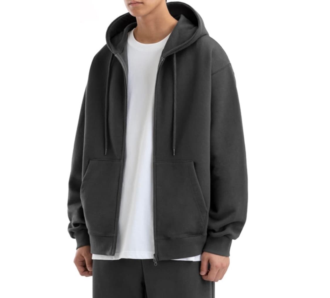 브렌슨 챠콜그레이 후드집업 m 95 상품이미지1