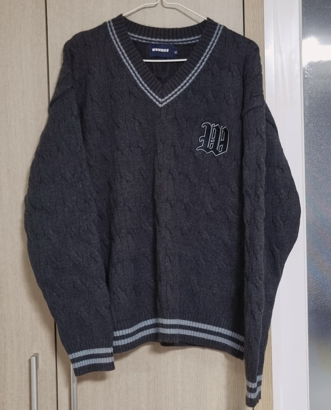 위캔더스 케이블 니트 [m] 상품이미지3
