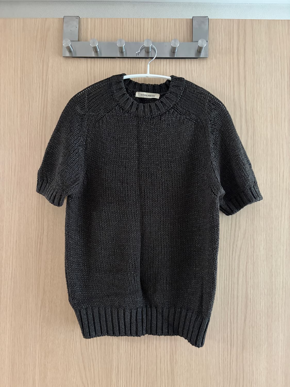 낫띵리튼 bamboo short pullover charcoal 상품이미지1