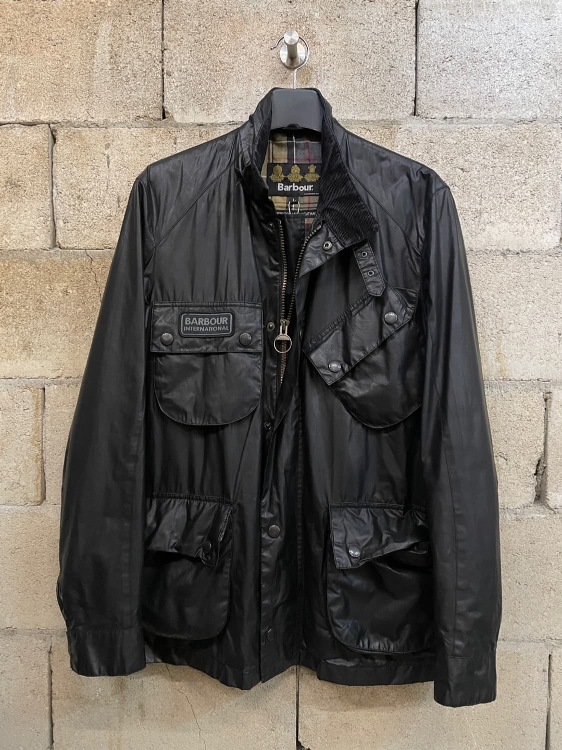 바버 인터내셔널 카본 피니쉬 자켓 상품이미지1