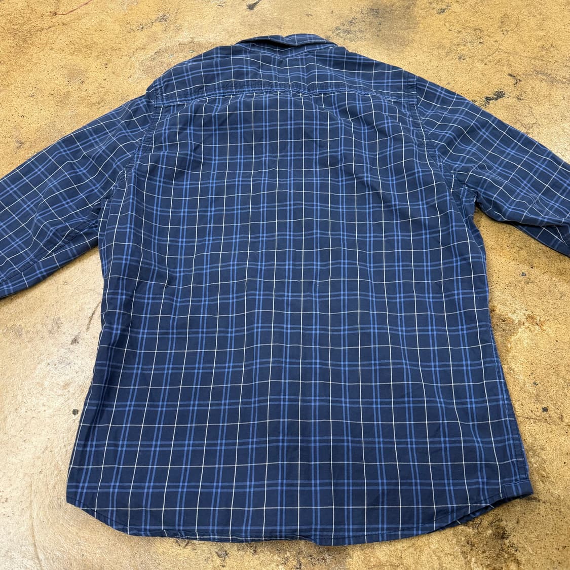 아베크롬비 블루 체크 셔츠 상품이미지4