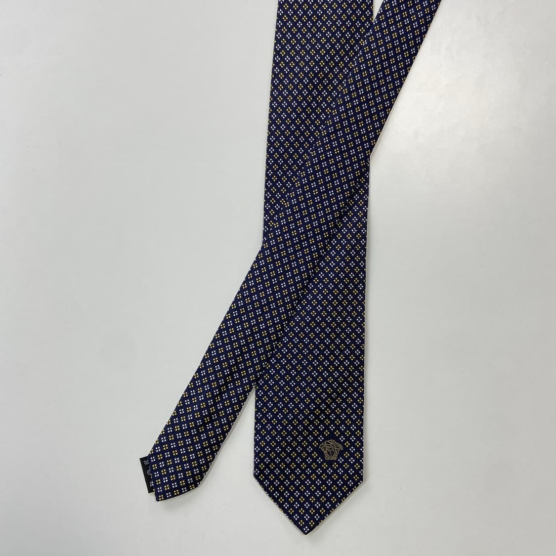 Versace 베르사체 정품 명품 심플로고 넥타이 7.7cm 상품이미지1