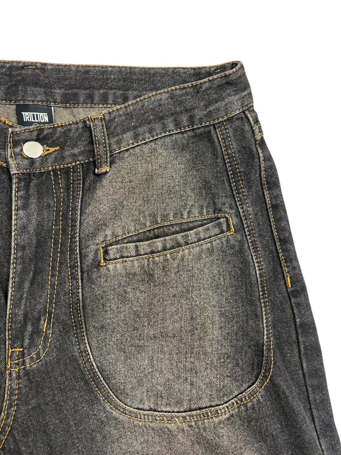 트릴리온 와이드 워싱 데님 팬츠 상품이미지5