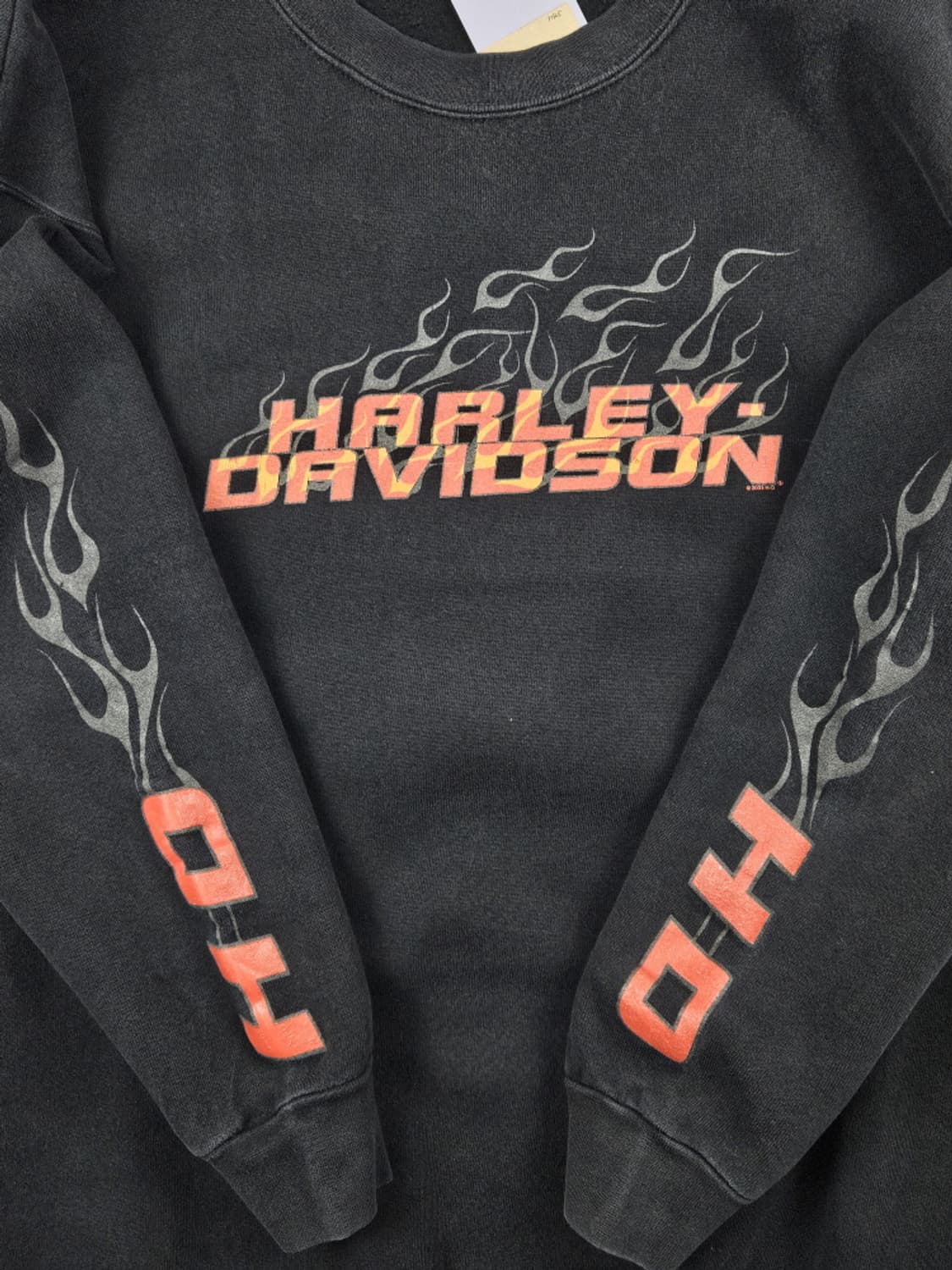 할리데이비슨 리플렉티브 플레임 맨투맨 스웻셔츠 (상세설명참조)/10125 상품이미지6