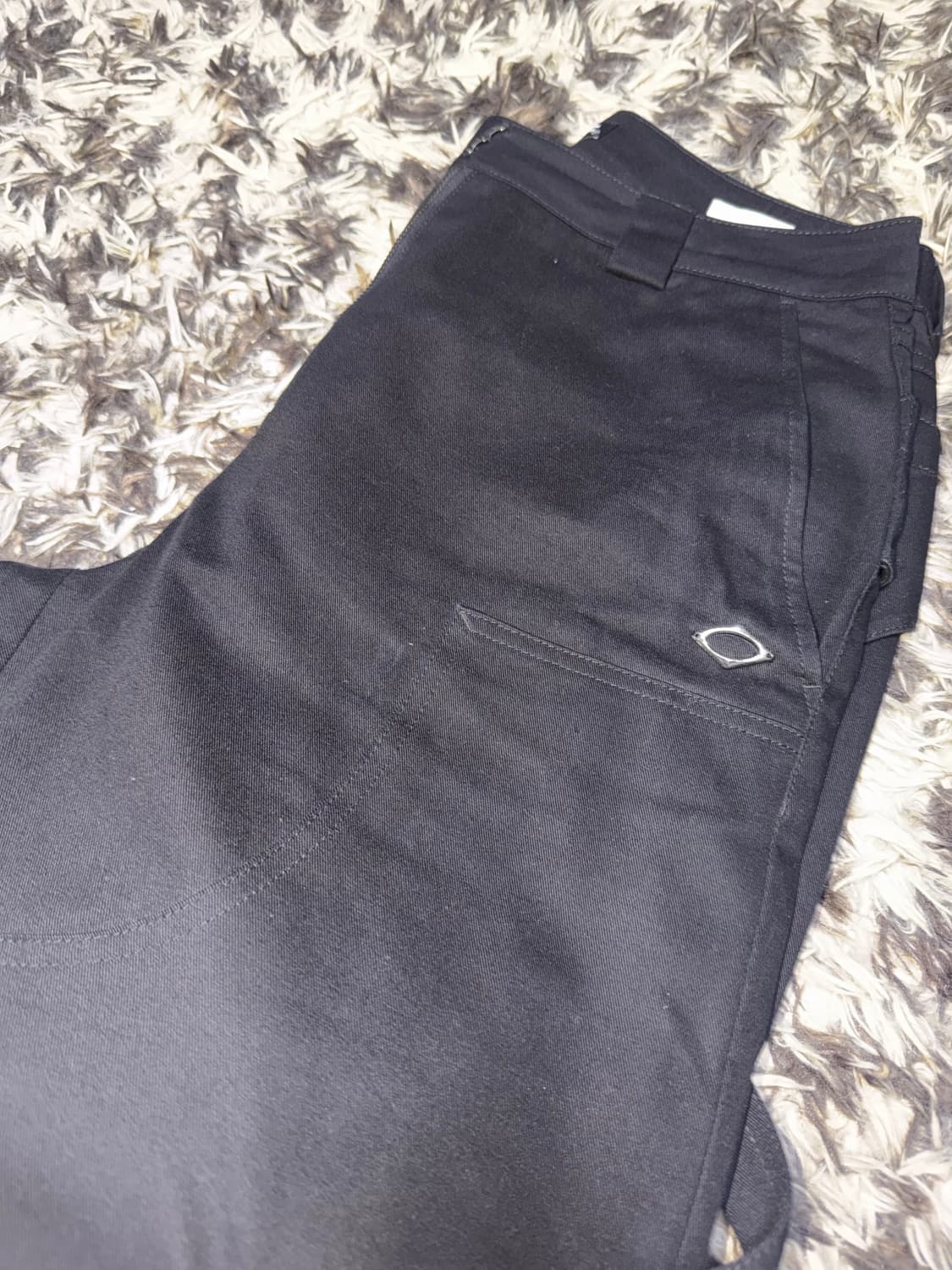 미스치프 에이프런 포켓 워크 팬츠 블랙 색상 M  상품이미지2