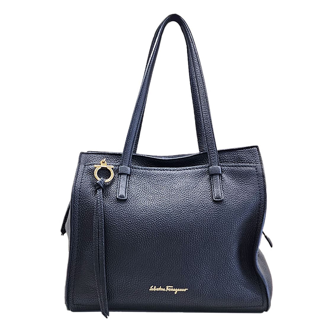 페라가모 블랙 에이미 미듐 토트 겸 숄더백 상품이미지1