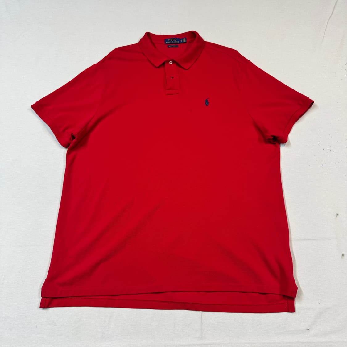 XL) 폴로 랄프로렌 클래식 레드 반팔 카라티 PK 상품이미지1