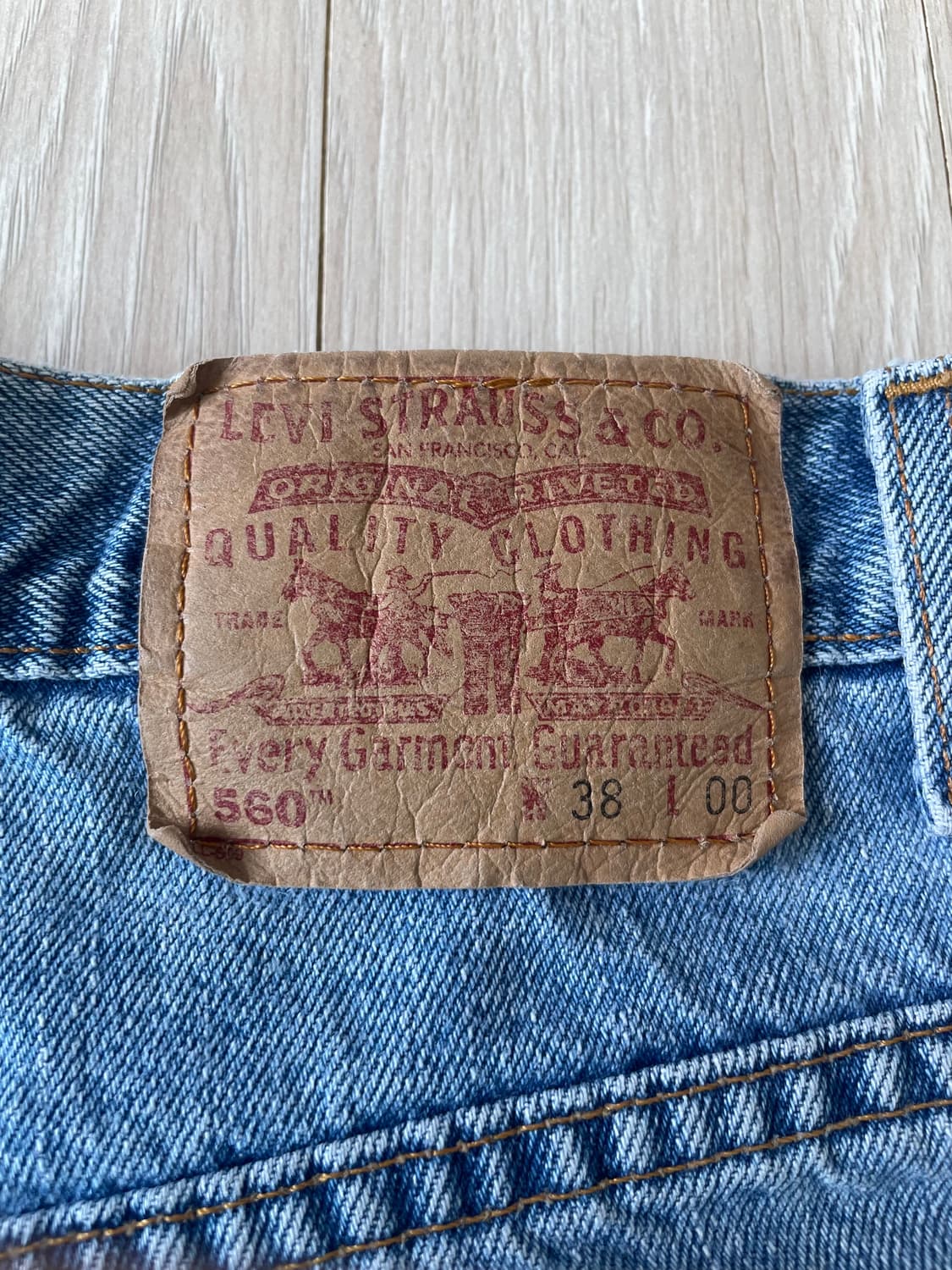 01년 vintage levis 560 루즈핏 쇼츠 상품이미지4