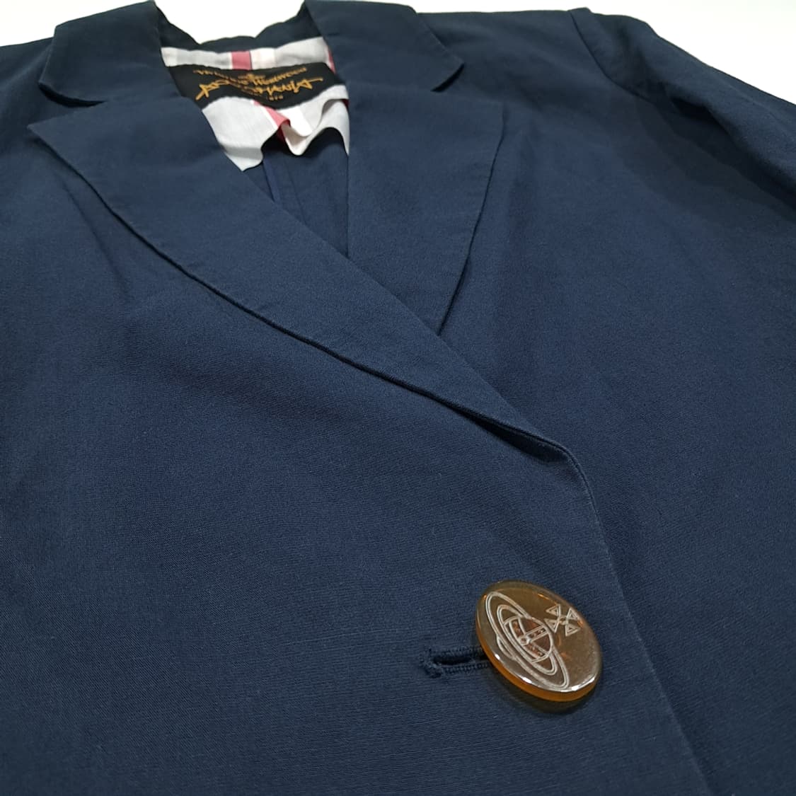 CL167 비비안웨스트우드 앵글로매니아 오브버튼 네이비 자켓 상품이미지3