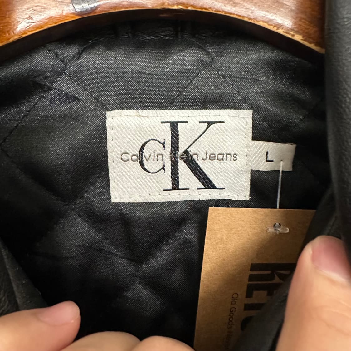 캘빈클라인 램레더 싱글라이더 자켓 상품이미지2