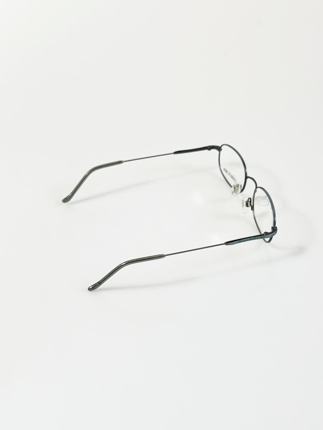 CERRUTI 1881 슬림 블루 스퀘어 메탈 빈티지 안경 상품이미지4