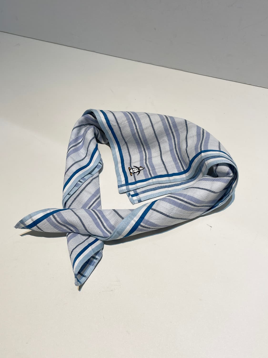 먼싱웨어 00s 재팬 자수 로고 쁘띠 손수건 A1449 상품이미지1