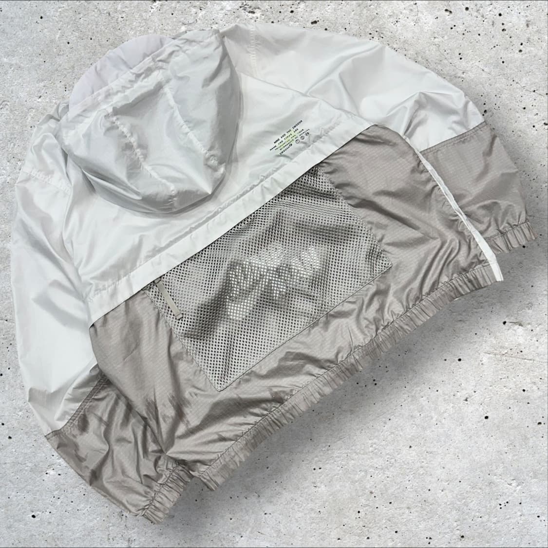 [2XL] 나이키 조던 스테이트먼트 화이트 바람막이 후드 자켓 A954 상품이미지2
