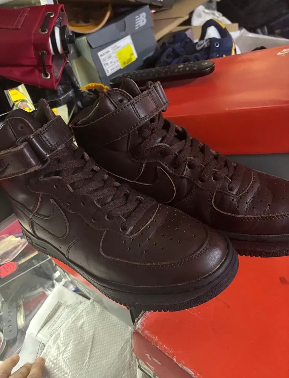 93년 나이키 에어포스1 하이 갈검창 260 박스 상품이미지1