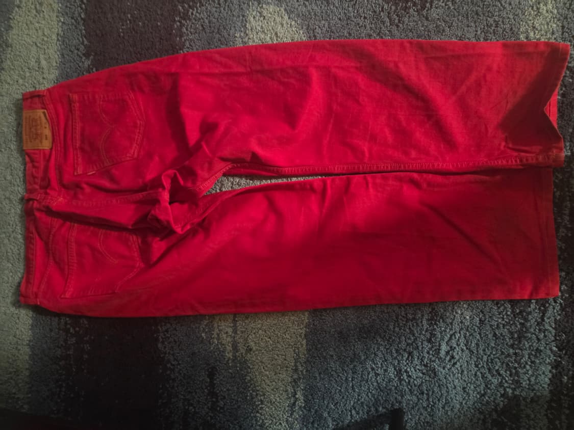 리바이스 509 레드스트레이트 진 데님 팬츠 W36 L34 상품이미지2