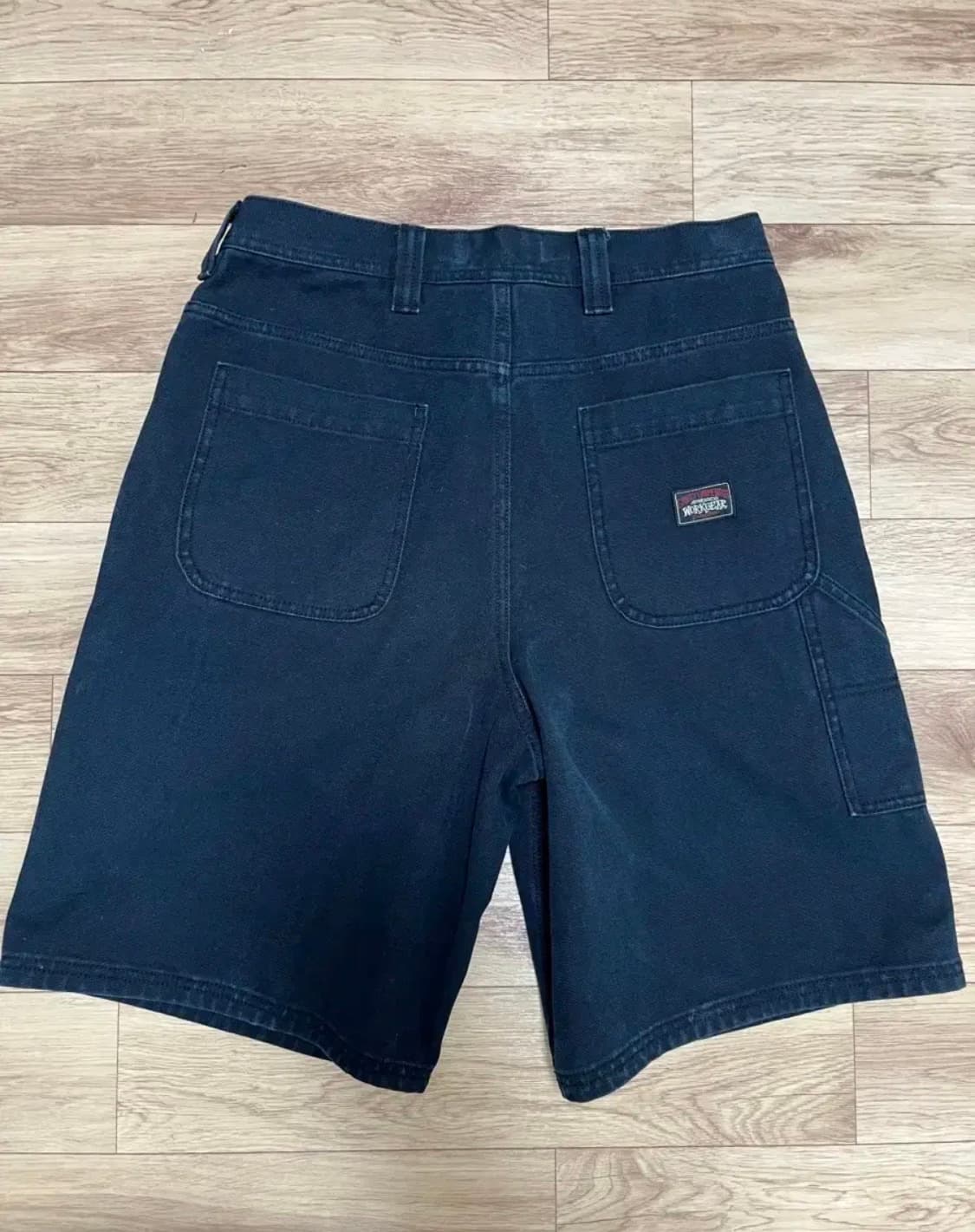 스투시 워시드 캔버스 워크 쇼츠 블랙 30 상품이미지2