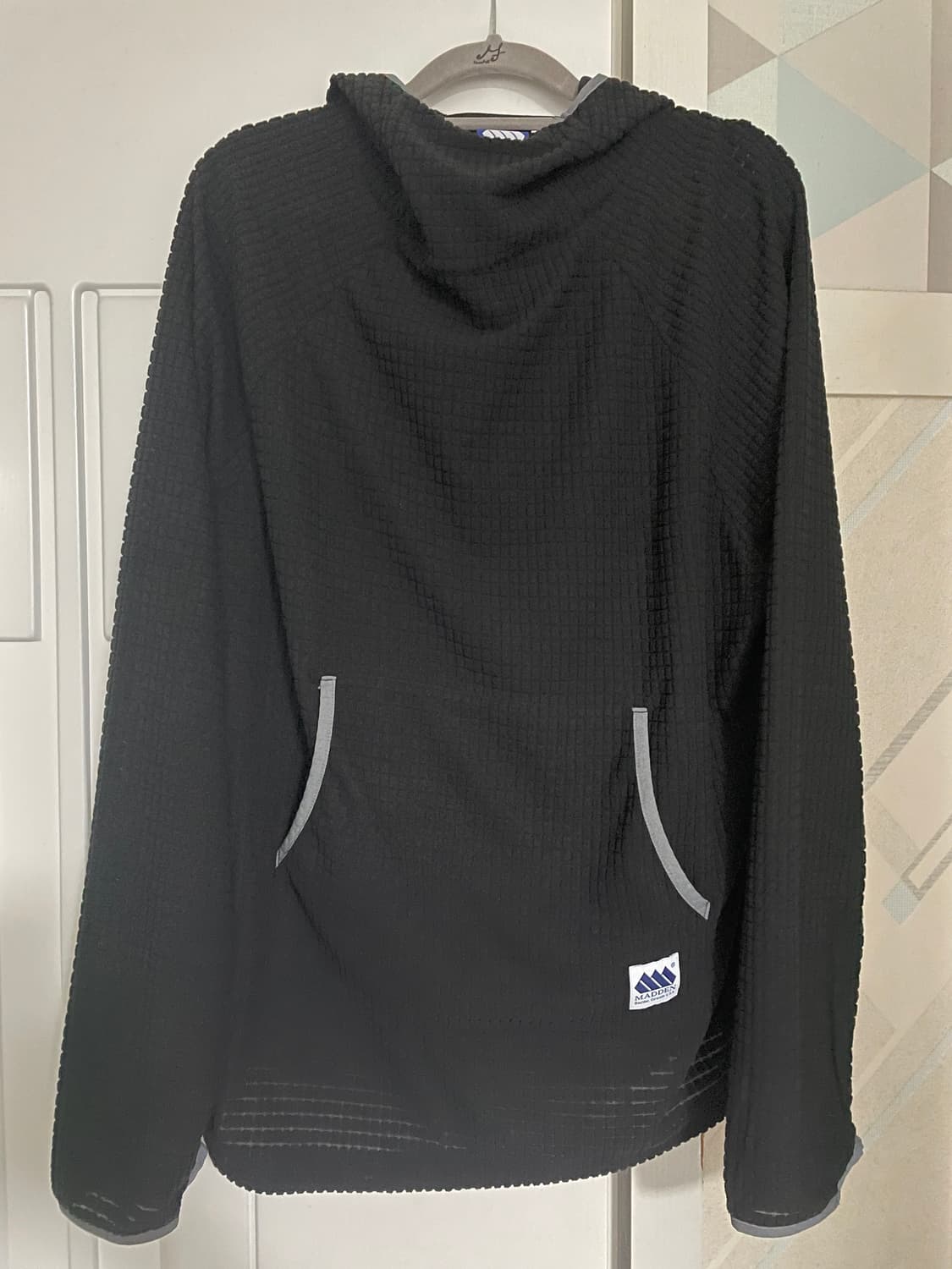 매든 FUNNY PULLOVER HOODIE BLACK M 상품이미지5