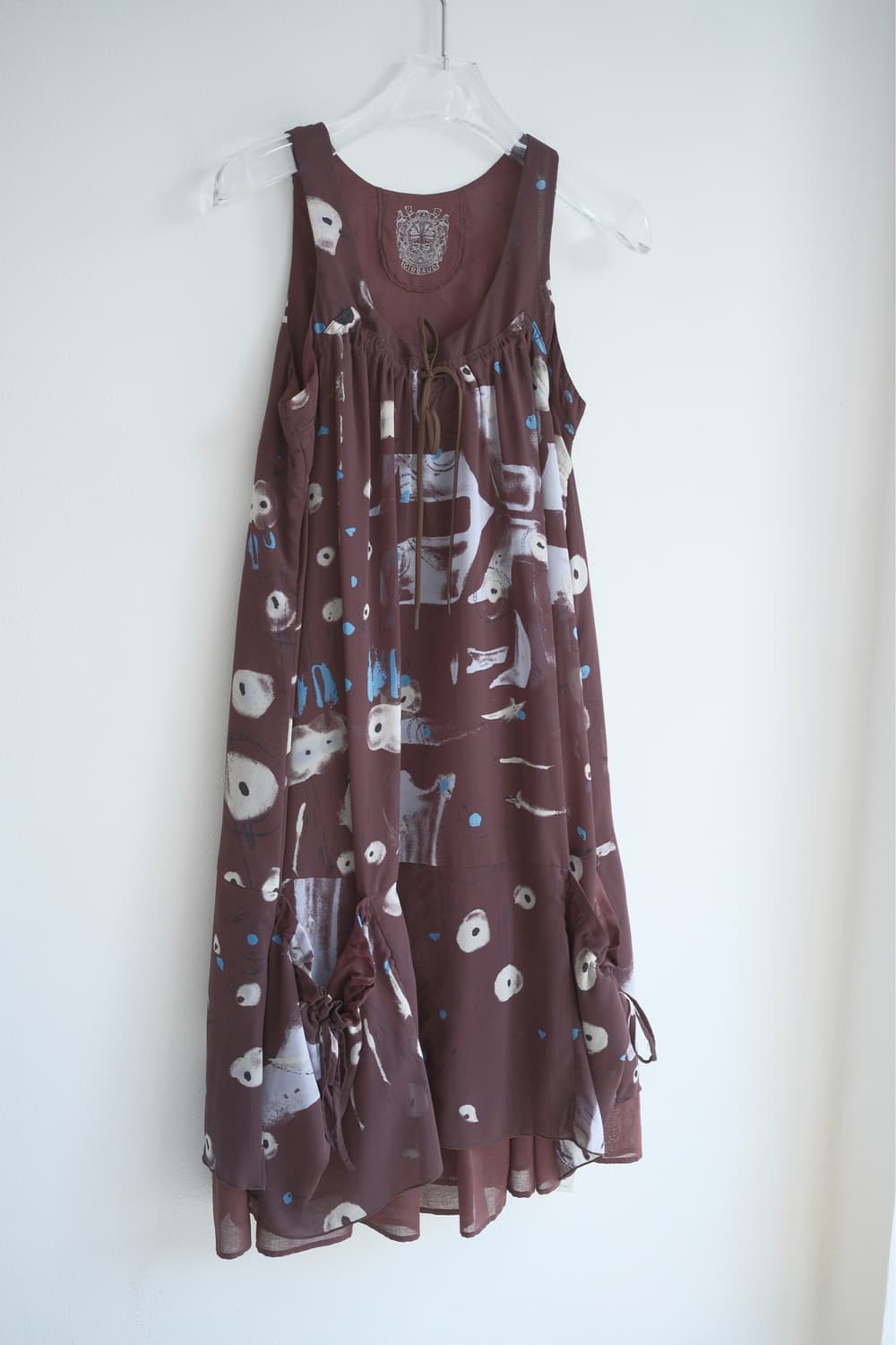 Brown sheer dress 상품이미지2