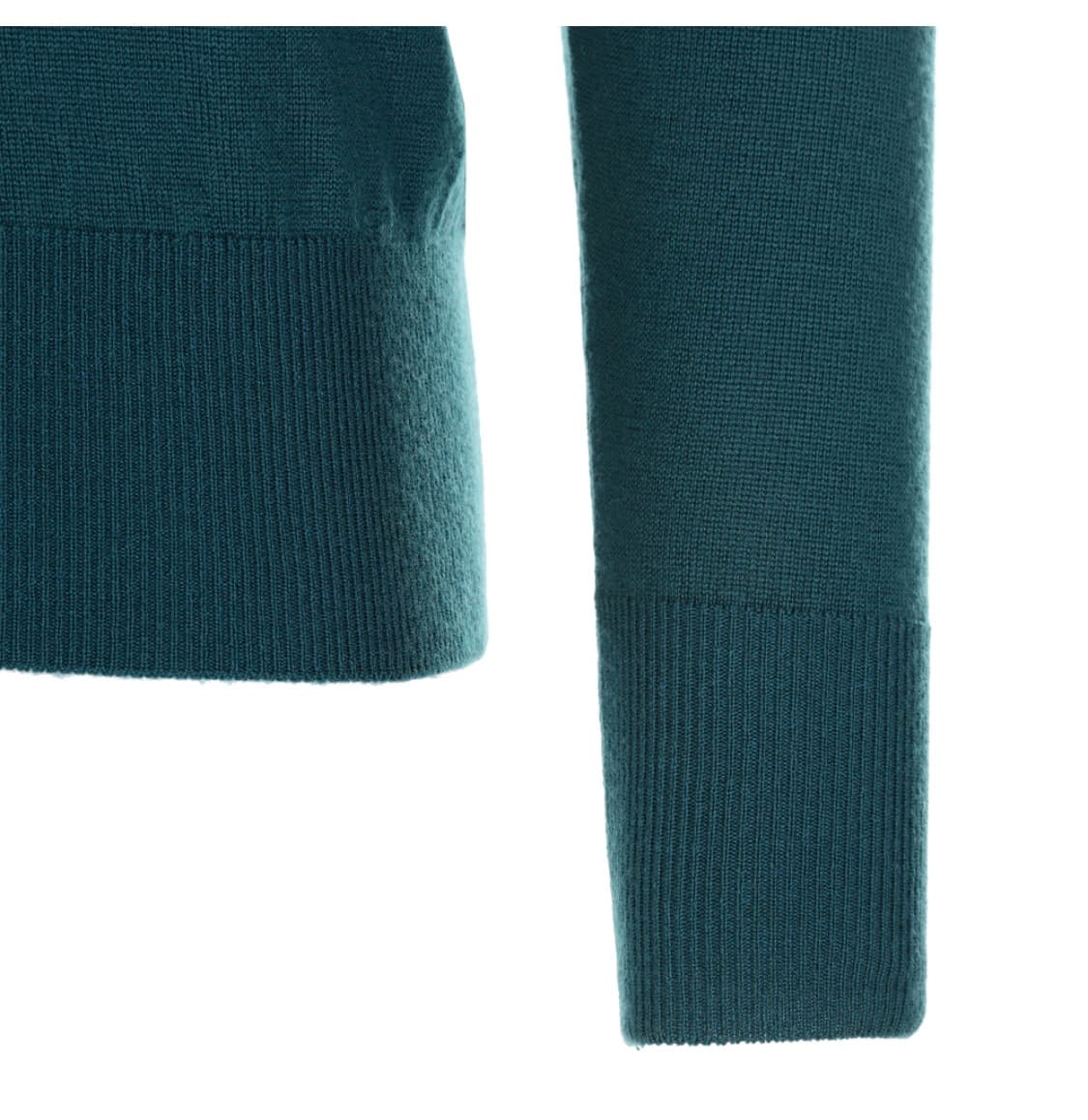 쉐입부티크 Premium WOOL Crew neck knit 블루그린 새 상품이미지6