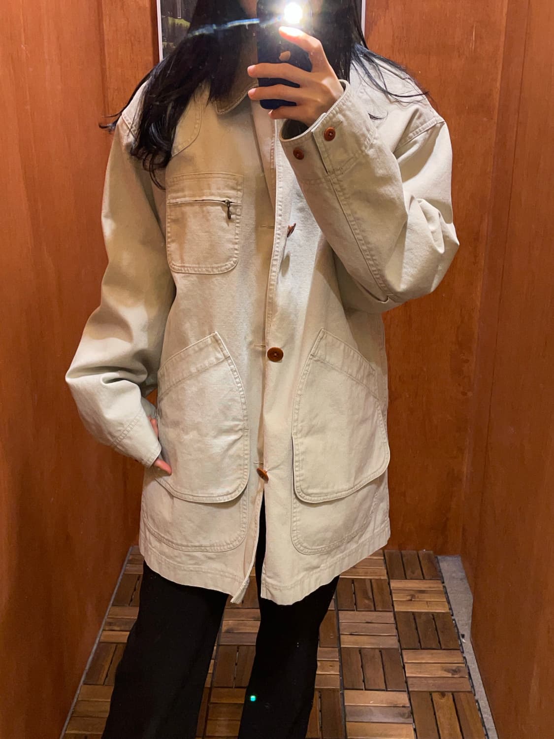 (M) 90s L.L.Bean 엘엘빈 헌팅 자켓 상품이미지2