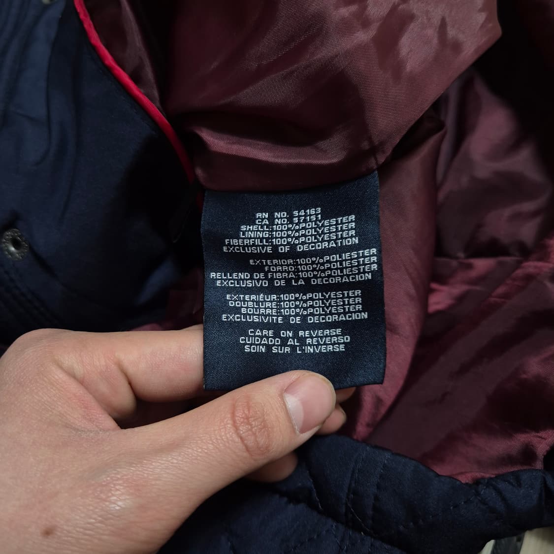 타미힐피거 여성 클래식 트렌치 롱 후드 퀼팅점퍼 M(95) 상품이미지5