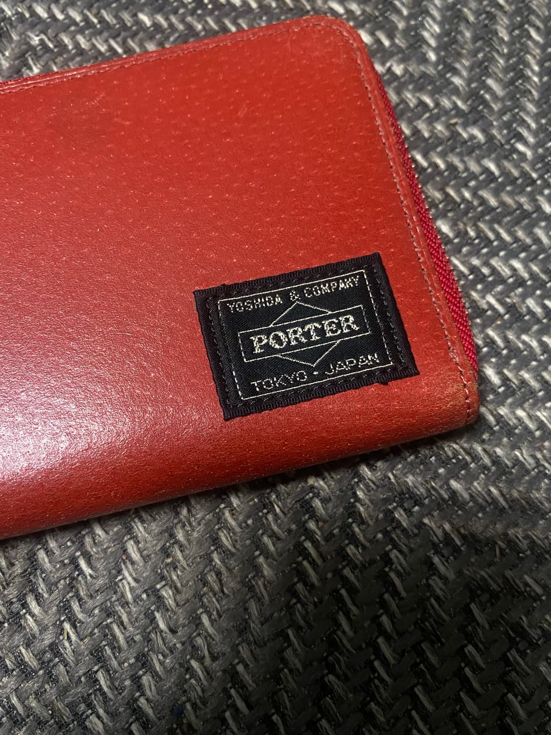 포터 지갑 레드 일본 한정판 상품이미지2