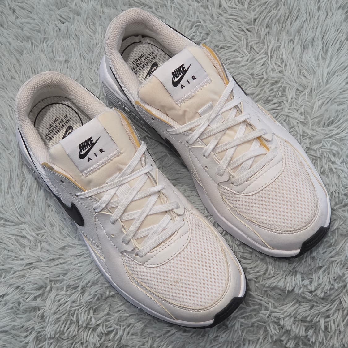 8q-25:나이키 에어맥스 CD5432-101화이트블랙(24cm)-A급 상품이미지6