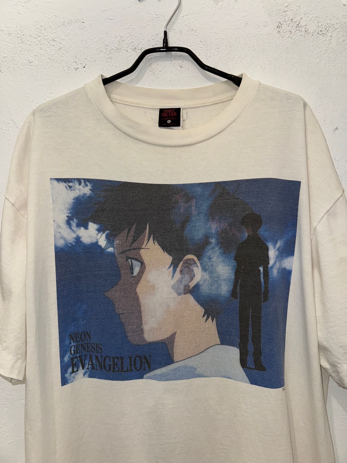 세인트 마이클 x 에반게리온 신지 숏슬리브 티셔츠 화이트 상품이미지3