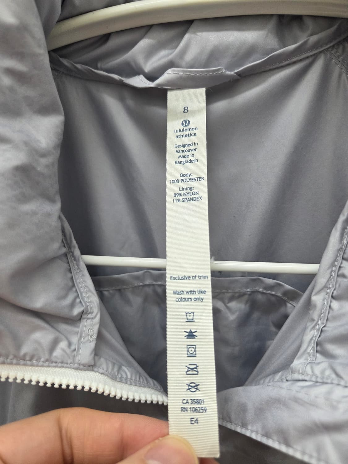 룰루레몬 바람막이 후드 자켓 상품이미지6