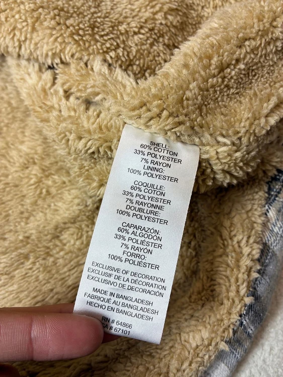 Lee 리 00's 레트로 체크 융털 셔츠 자켓 PN7882 상품이미지9