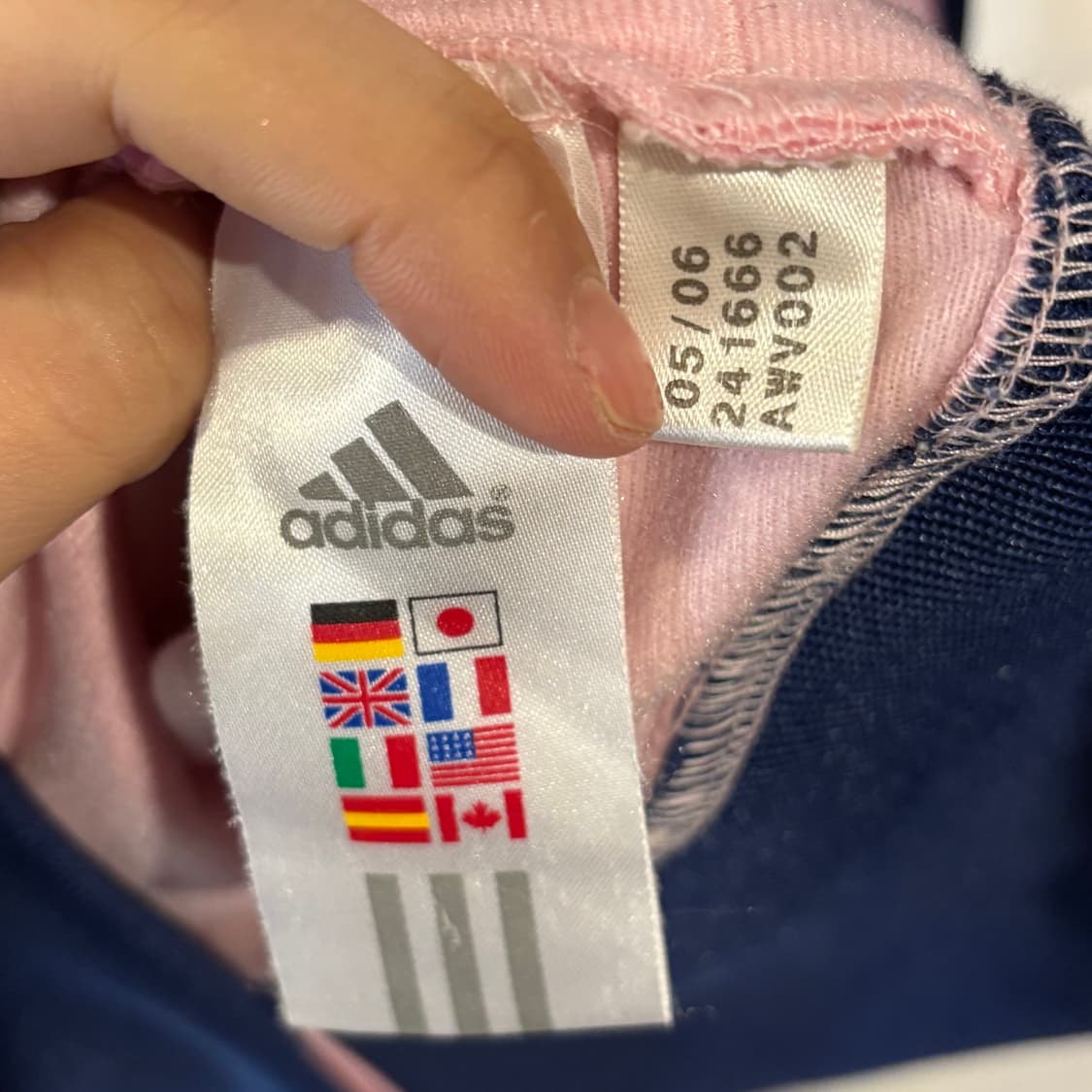 아디다스 연핑크 네이비 희귀 트랙탑 져지 상품이미지6