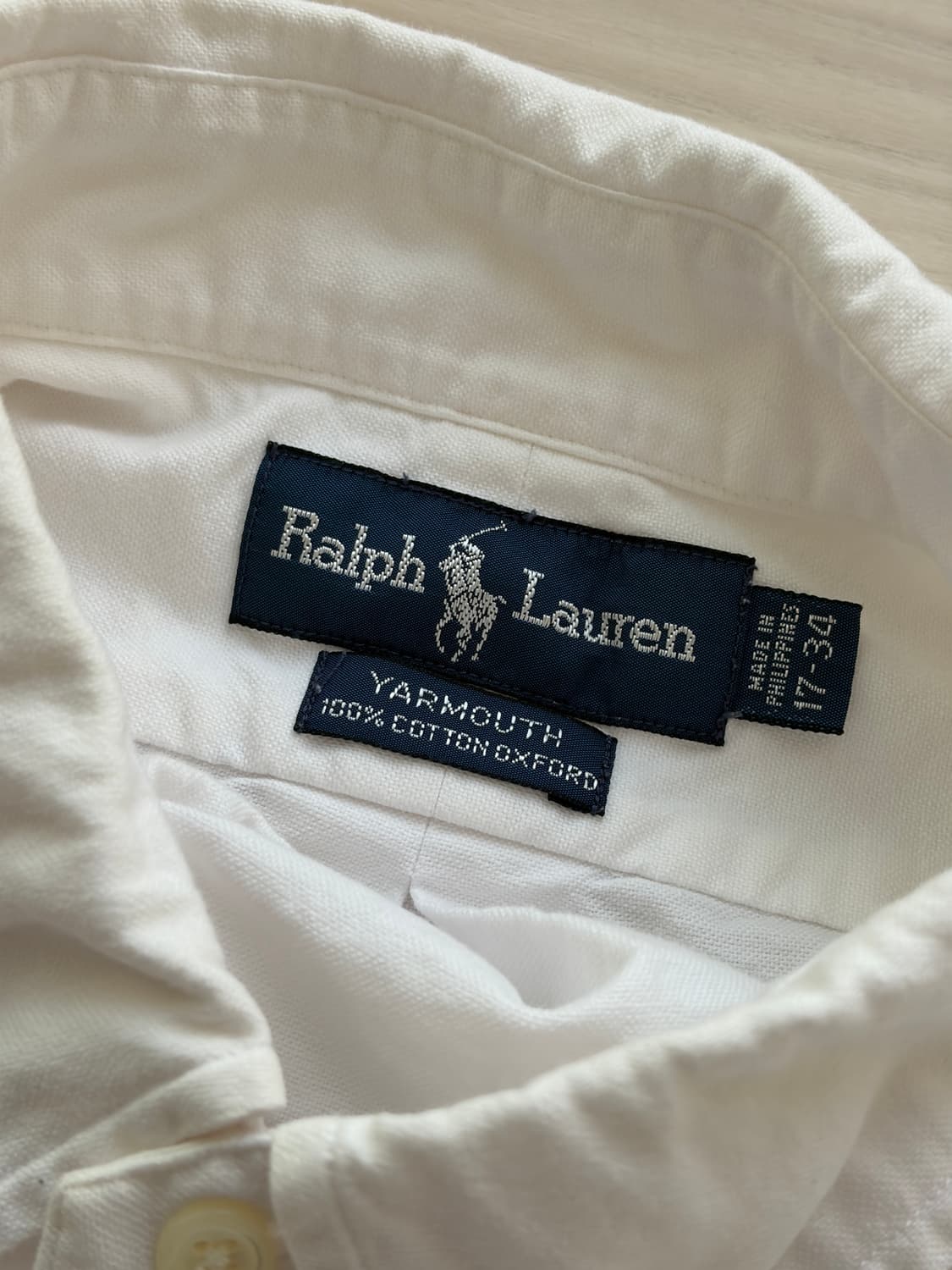 polo 폴로 랄프로렌 옥스퍼드 화이트 셔츠 105 (시티보이룩) 상품이미지5