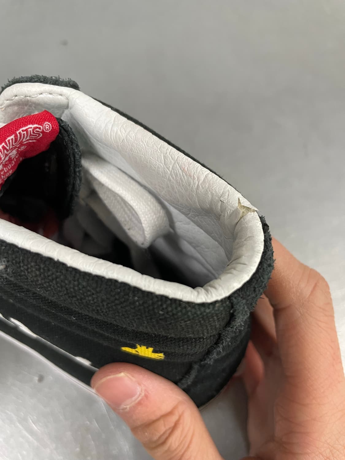 반스 스누피 콜라보 블랙 235 상품이미지8