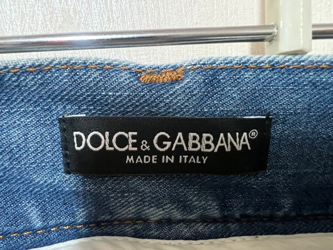 돌체앤가바나 데미지 진 14 골드 핏 청바지 46사이즈 상품이미지3