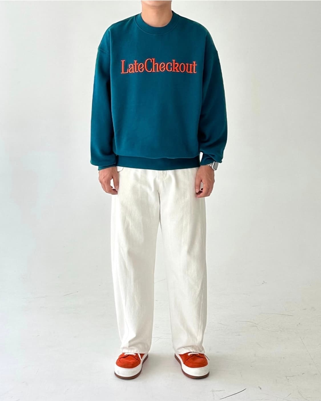 (F)MOOD 자수 맨투맨 상품이미지5