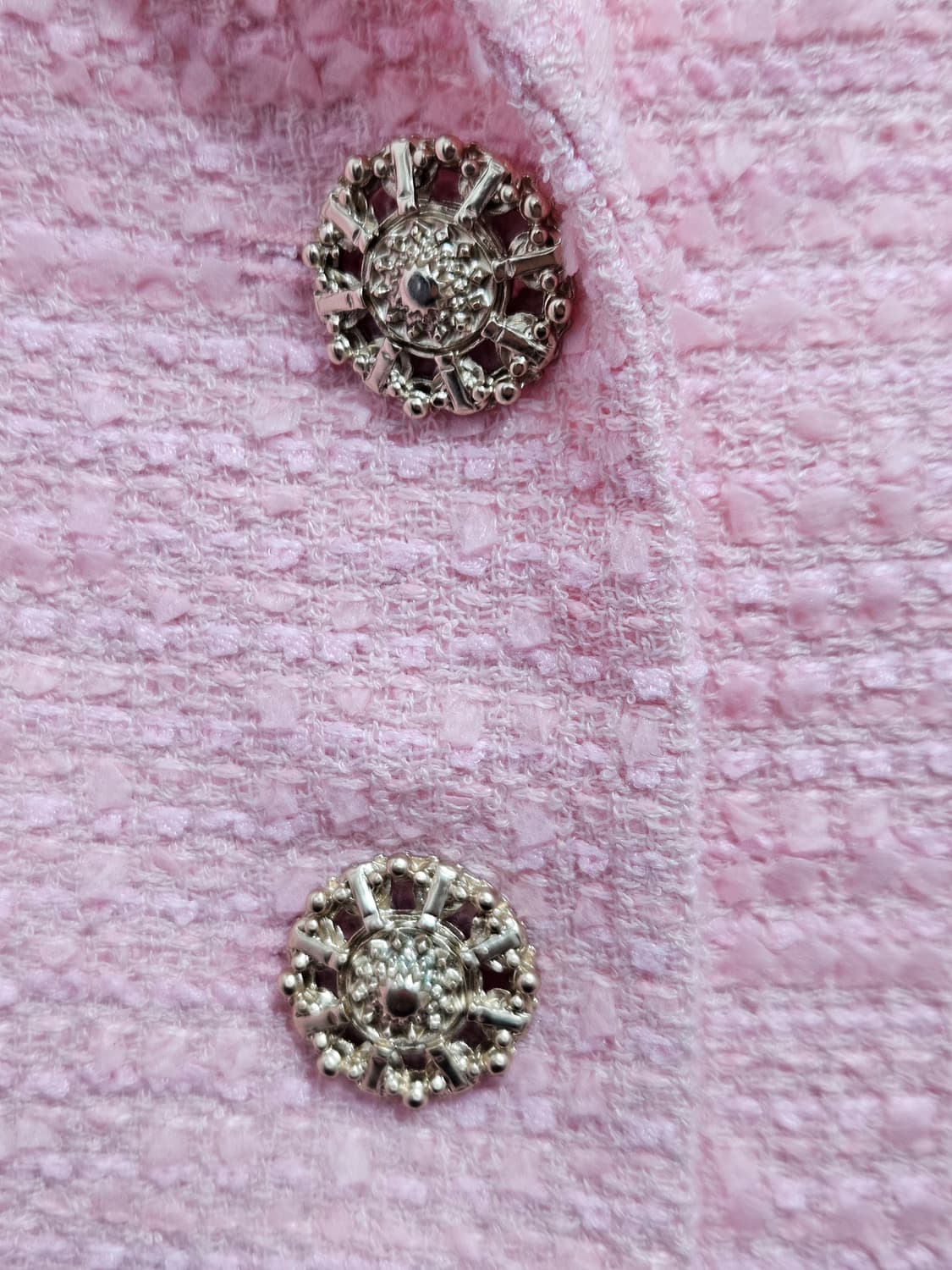 DaL 핑크 트위드 반팔 자켓  상품이미지5