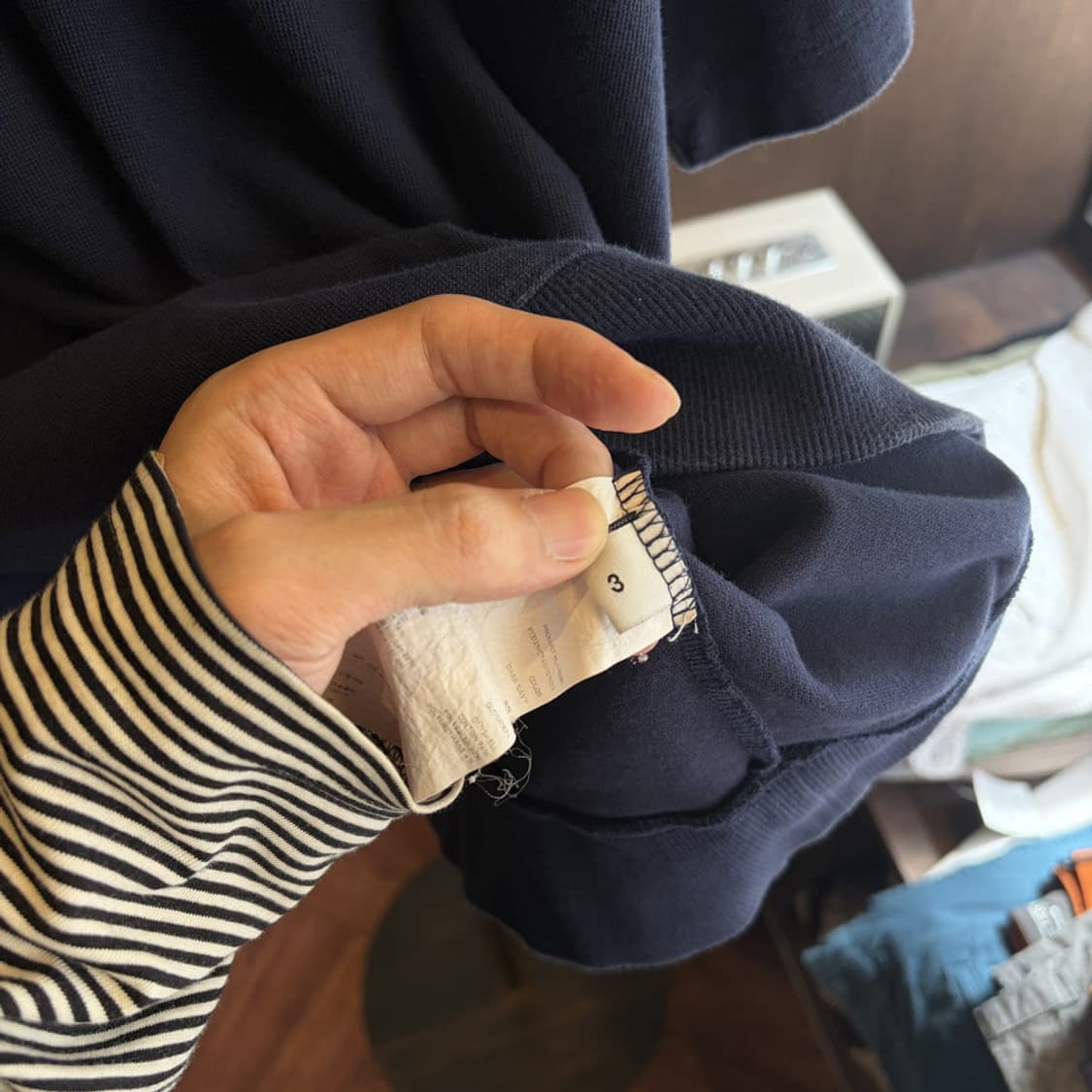 16778 - 포터리 네이비 반팔 카라티 상품이미지4