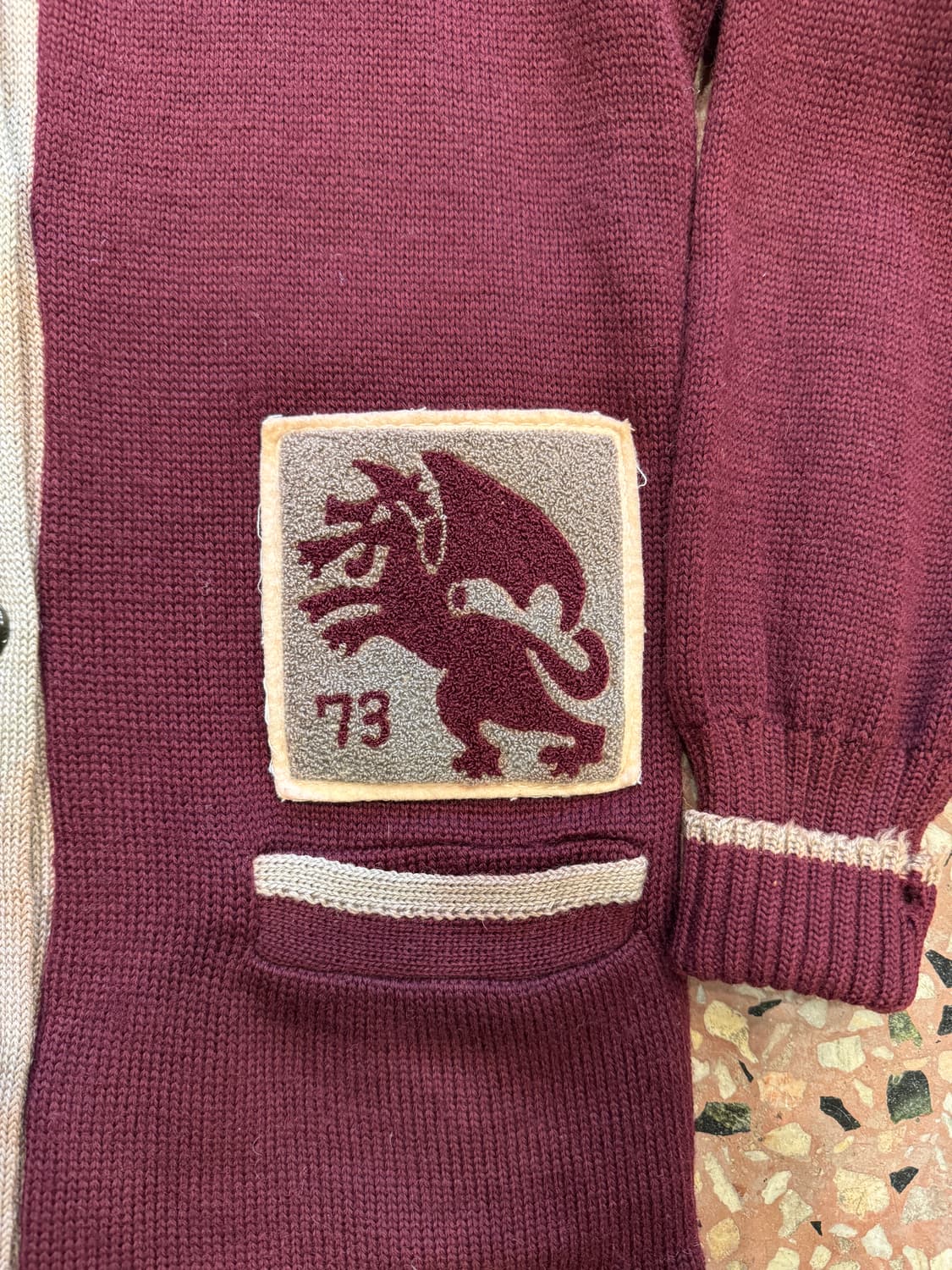 70s Allion 레터맨 가디건 (38) 상품이미지6