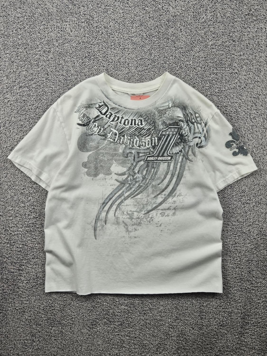 할리데이비슨 데이토나 비치 반팔 티셔츠 ( S추정 ) / 11648 상품이미지1