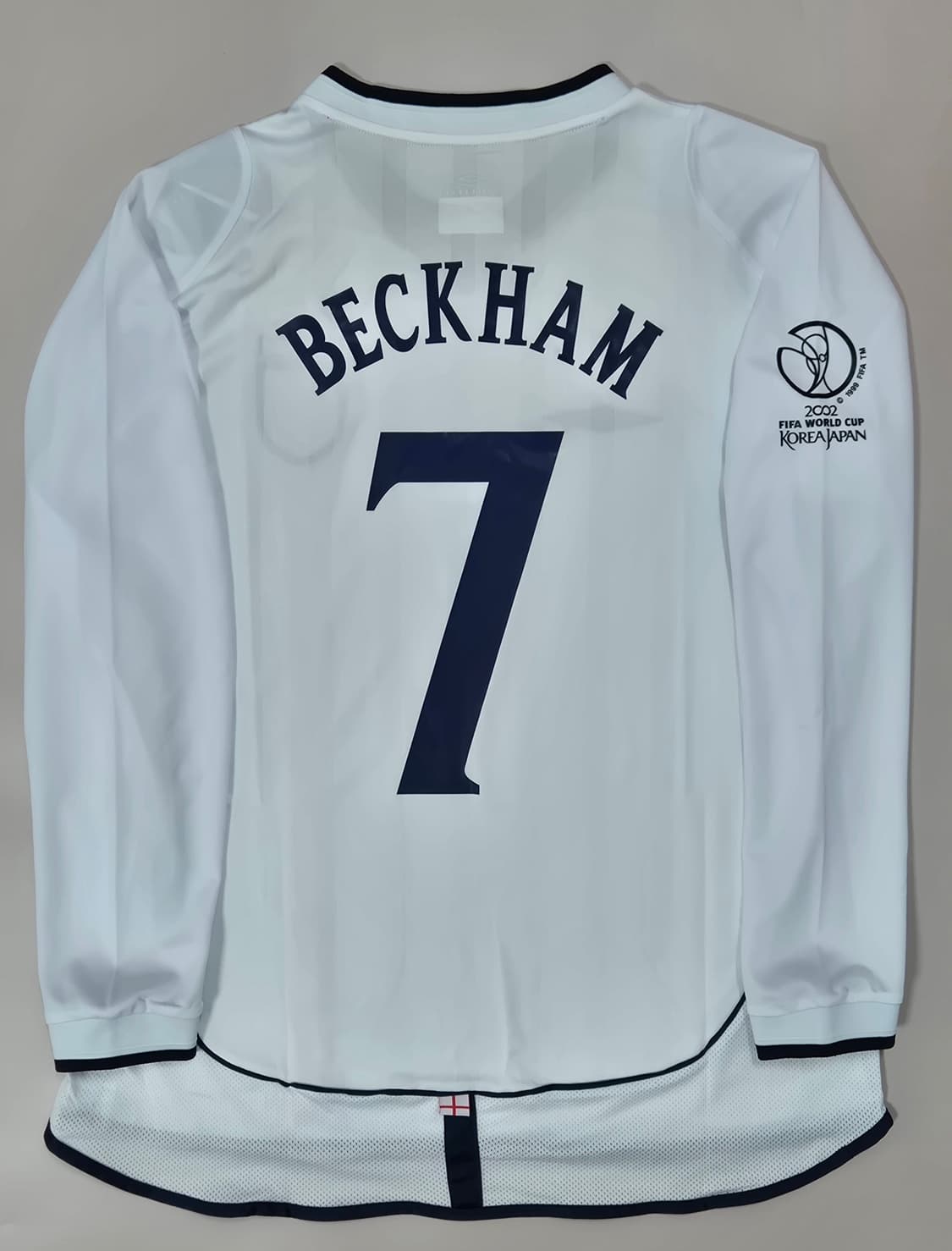 레트로) 02-04 잉글랜드 국대 베컴 긴팔유니폼 L 상품이미지1