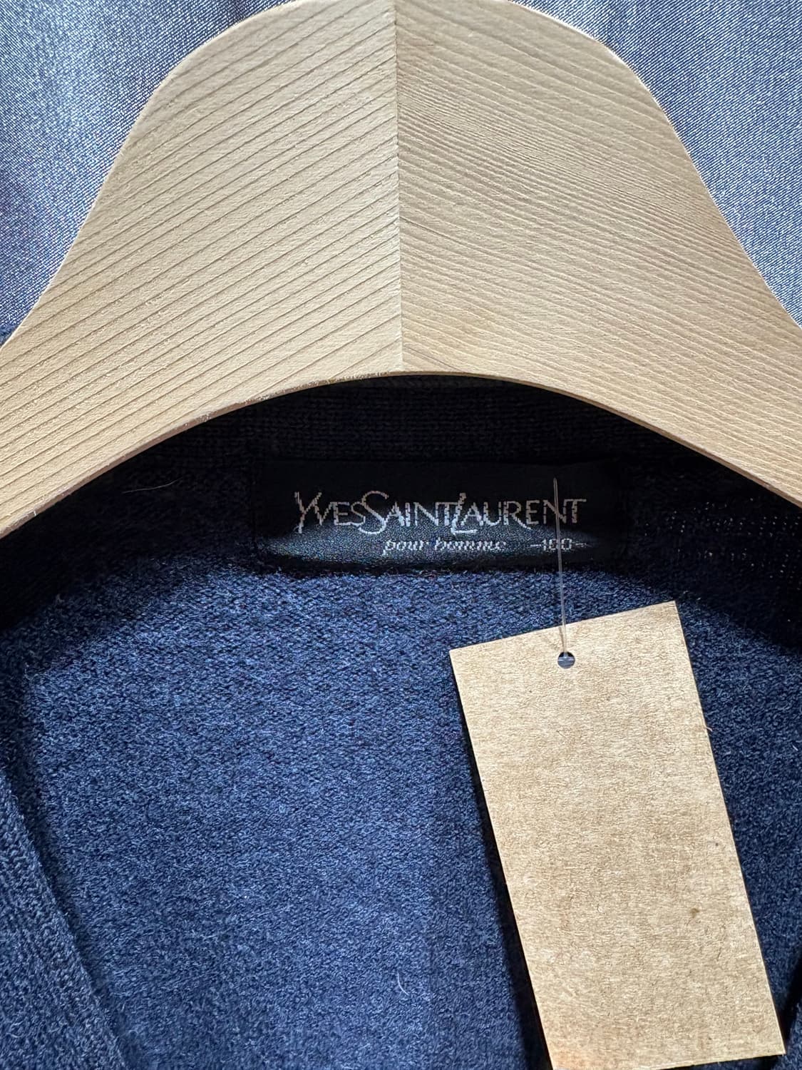 L YSL 입생로랑 아가일 패턴 가디건 상품이미지5