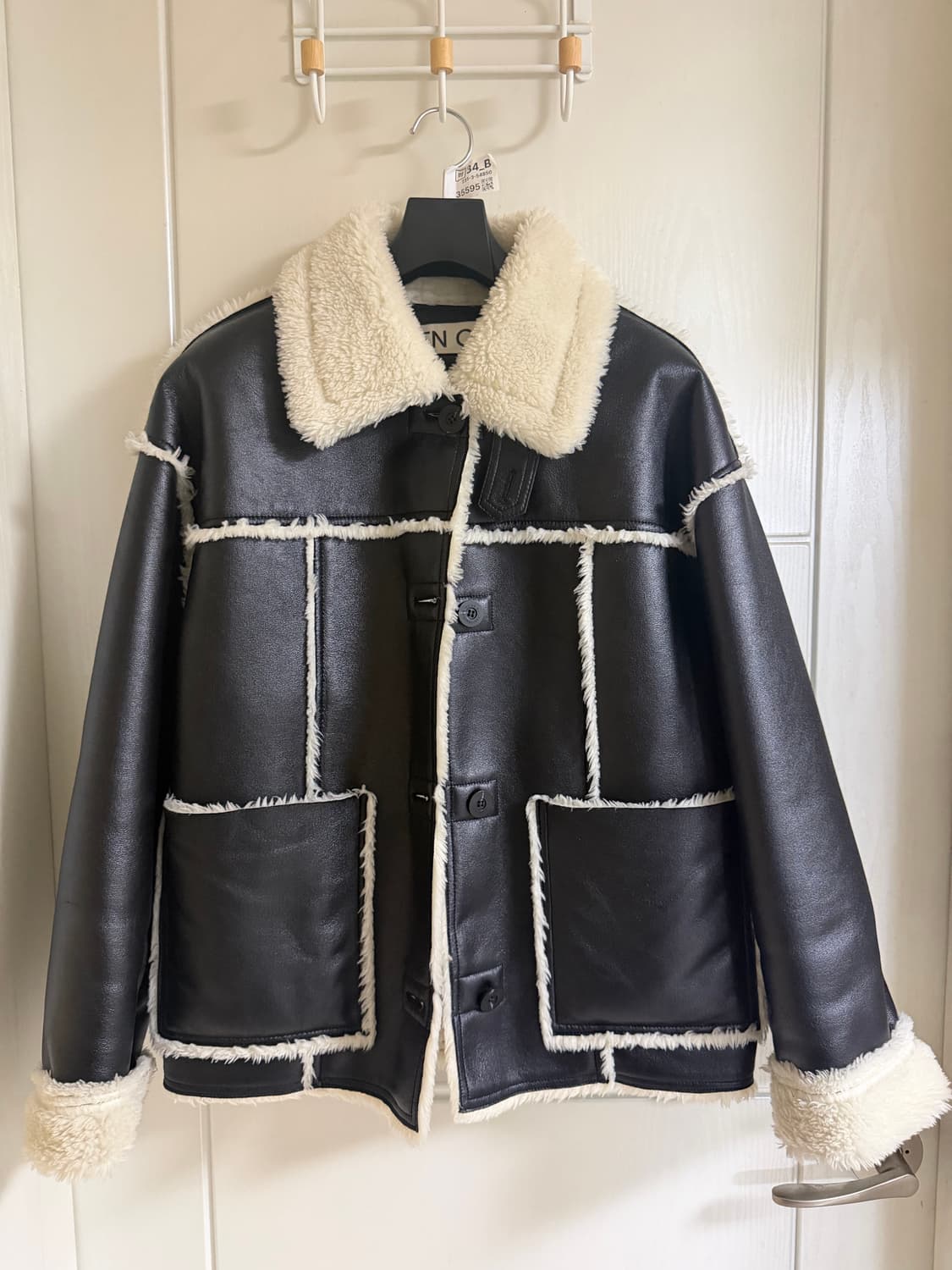 엔오르 가죽 무스탕 자켓 상품이미지5